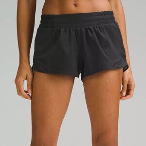 Lululemon Black Hotty Hot Shorts - Size 6 - 2.5 - low rise